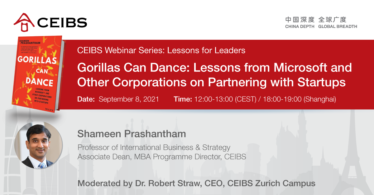 Gorillas Can Dance: Lessons from Microsoft and Other Corporations on Partnering with Startups